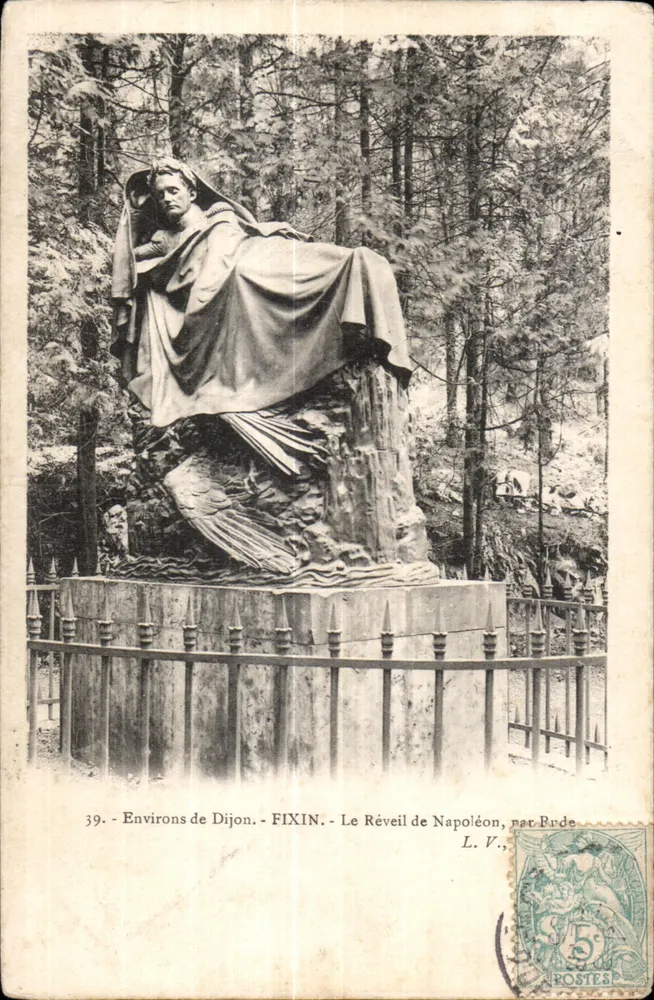 Umgebung von Dijon - Das Erwachen Napoleons, von Rude - FIXIN - n°39 - Vorderseite