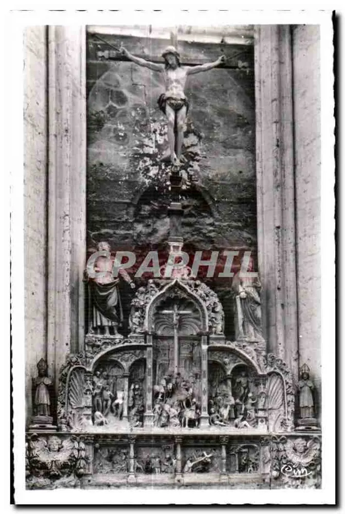 Aignay-le-Duc (C.-d'Or) — O Rétablo do Século XVII — Fotógrafo BACON - Frente