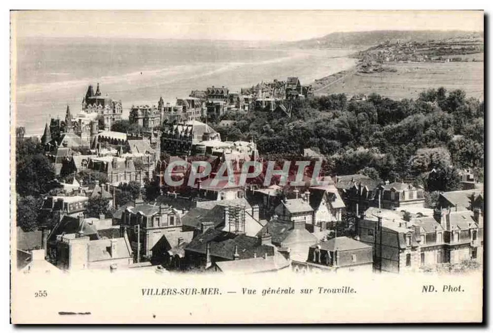 Villers-sur-Mer — Allgemeiner Blick auf Trouville — ND. Fot. - Vorderseite