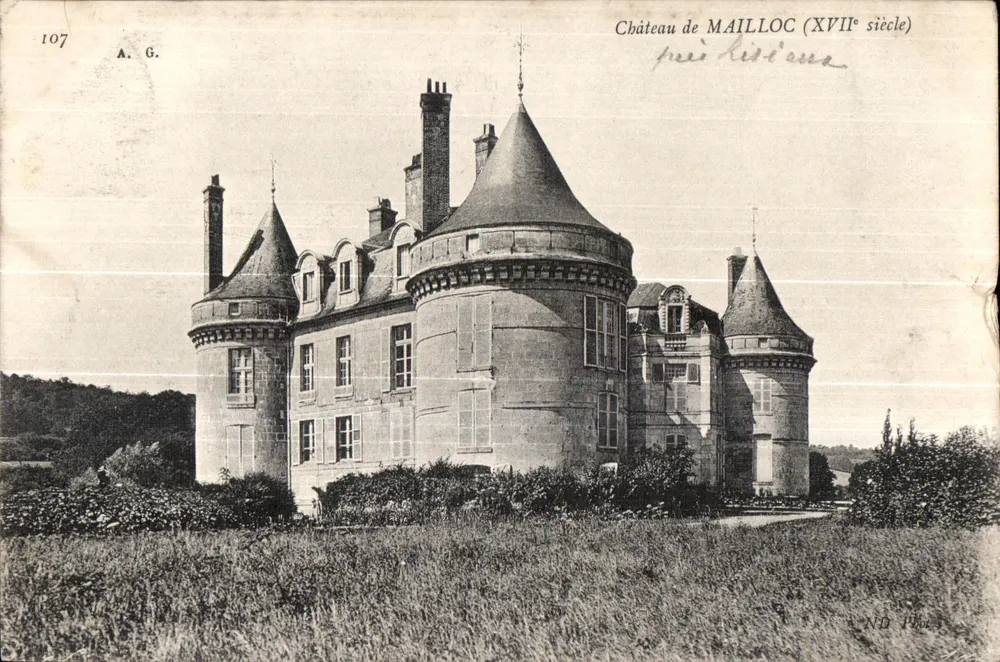 Castelo de MAILLOL (século XVII) — perto de L'Isièux — A. G. n°107 - Frente