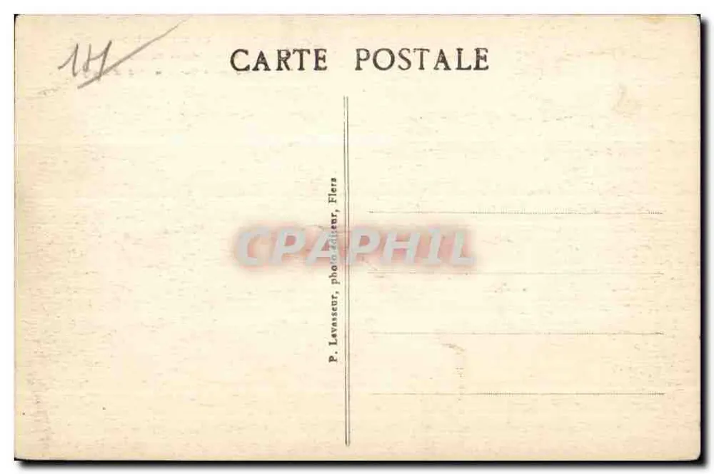 Tal des Noireau — Route von Conde nach Pont-d'Ouilly — P. Levassœur, Fiers - Rückseite