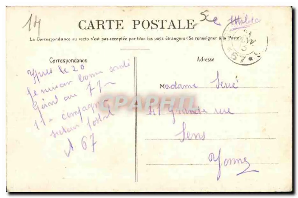 Saint-Pol-sur-Mer — Die Kirche und das Patronat — P.D. n°6 - Rückseite
