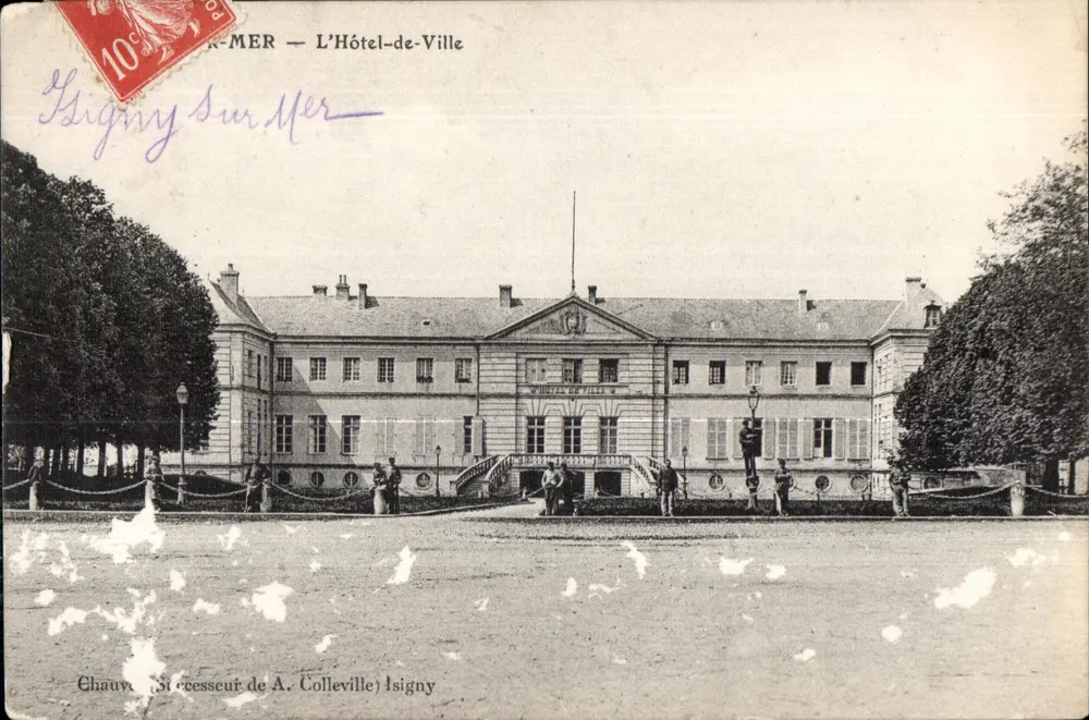 Ligny-sur-Mer — O Hôtel-de-Ville — Editor Ghauv (sucessor de A. Colleville) - Frente