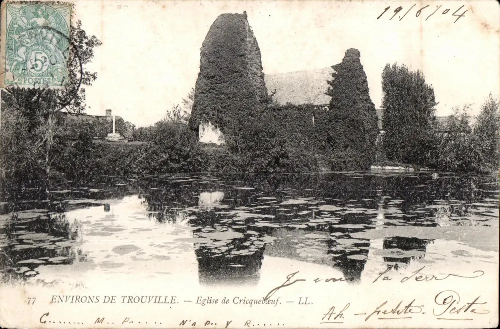Arredores de Trouville — Igreja de Cricquebeuf — LL - Frente