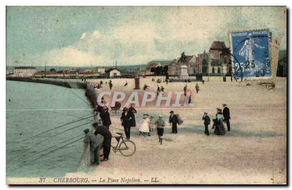 Cherbourg — A Place Napoléon — LL. n°37 - Frente