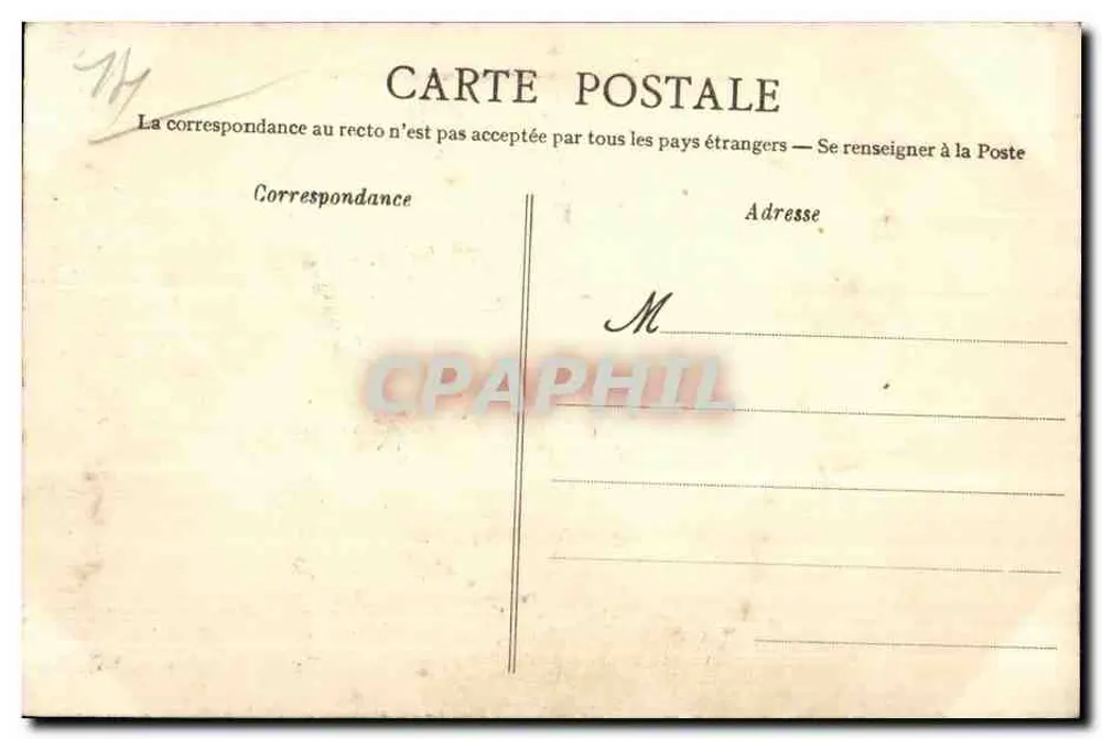 Die Ufer der Orne bei Clécy — Umgebung von Condé-sur-Noireau — H. Fortin, Verleger, Condé-sur-Noireau - Rückseite
