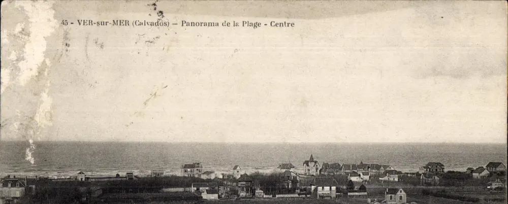 VER-sur-MER (Calvados) — Panorama de la Plage - Centre — éditeur imprimeur non visible - Vorderseite