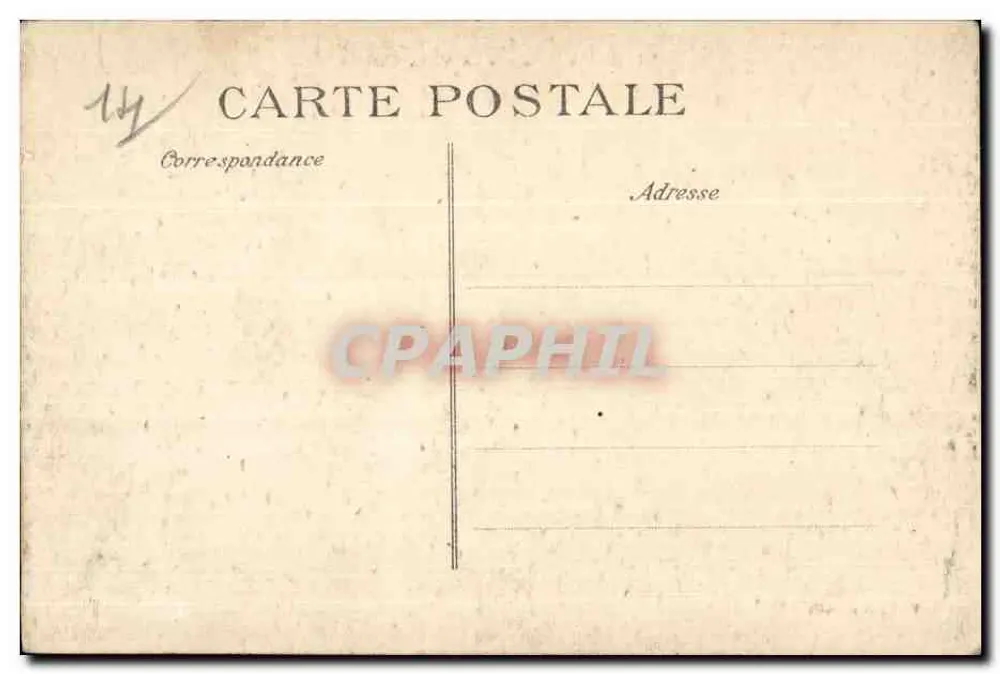 Vire — A Esplanada do Velho Castelo — V. Louvvet, editor - Verso