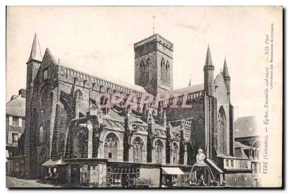 Pire (Calvados) — Kirche im Südwesten — Sammlung der historischen Denkmäler - Vorderseite