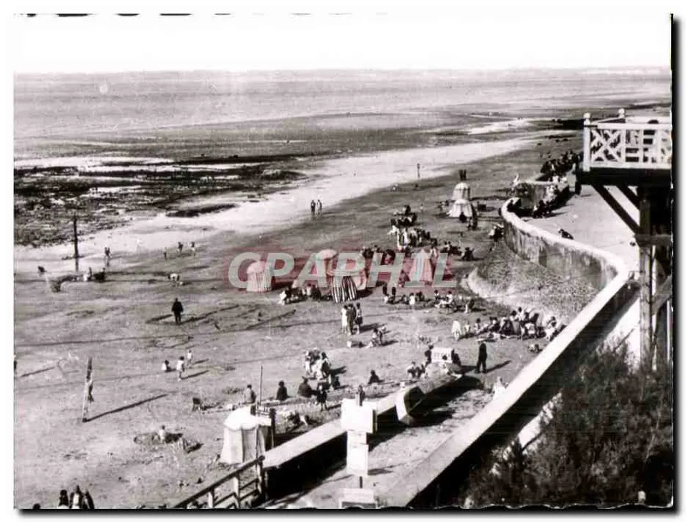 Strand von Deauville — Luftaufnahme — unbekannter Verlag - Vorderseite