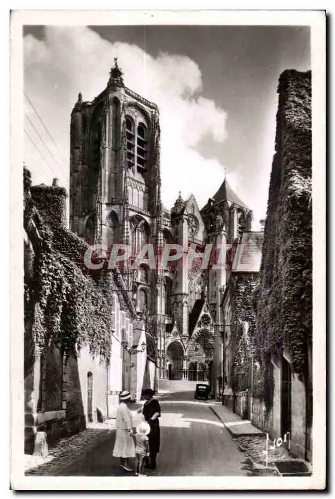 St. Peterskirche in Troyes — Ansicht der Kathedralenstraße — Verlag LORI Nr. 101 - Vorderseite