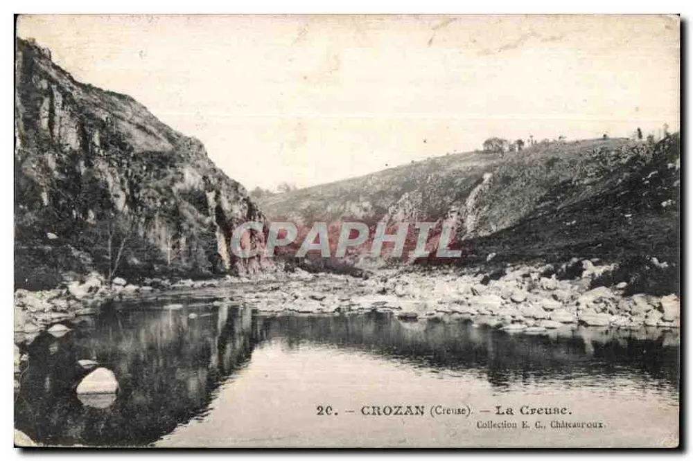 Crozán (Creuse) — A Creuse — Coleção E. C. Châteauroux - Frente