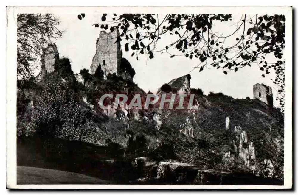 Ruínas de castelo — vista panorâmica — CRAPHIL - Frente