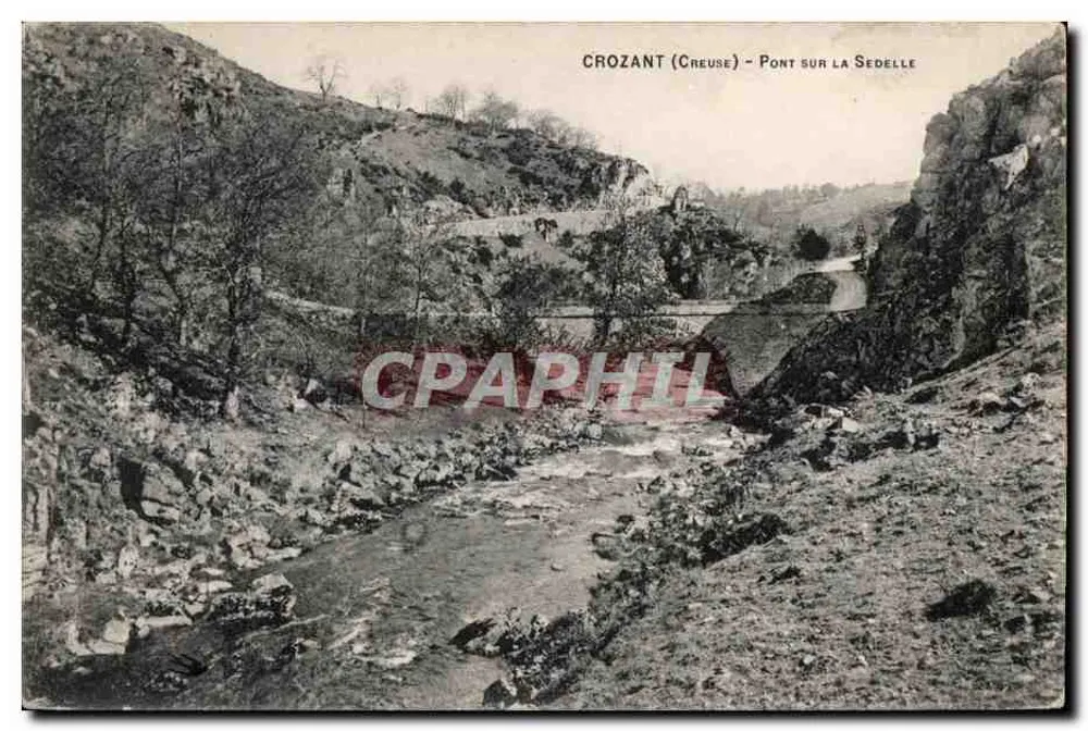 Crozant (Creuse) — Brücke über die Sedelle — Verlag unbekannt - Vorderseite