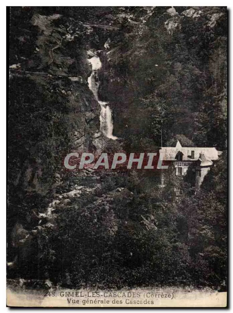 Gimel-Les-Cascades (Corrèze) — Allgemeiner Blick auf die Wasserfälle — unbekannter Verlag, Nr. 248 - Vorderseite