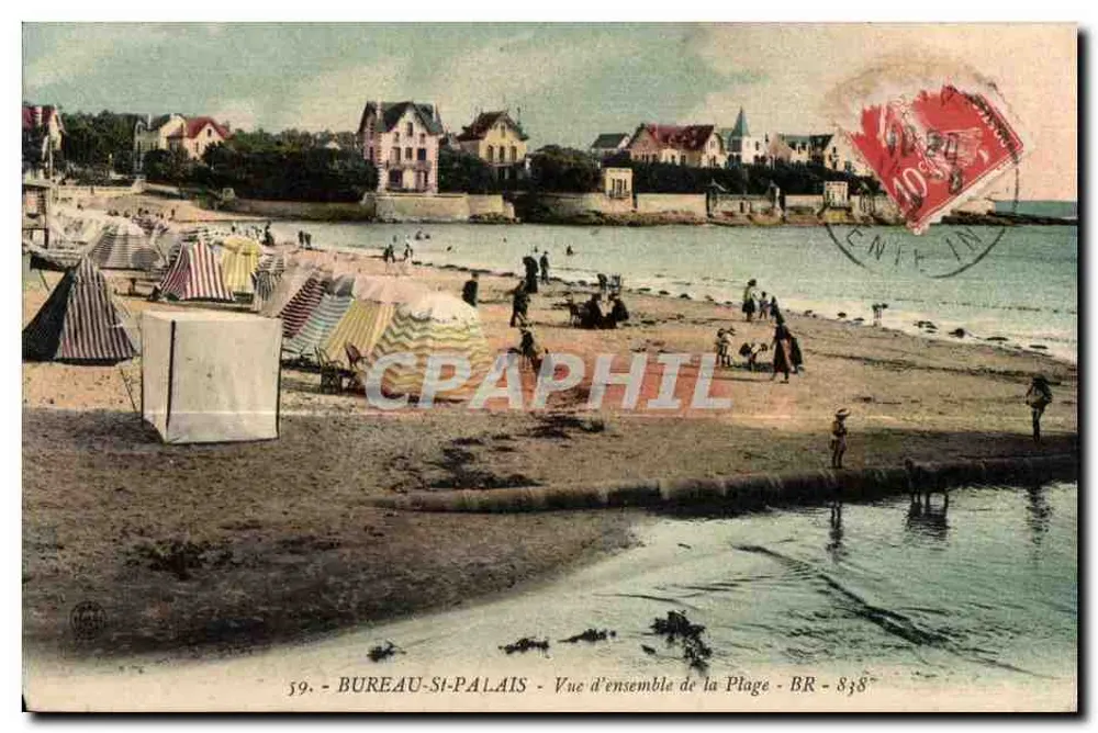 Bureau-Si-Palais — Vista geral da Praia — Bureau-Si-Palais, n°59 - Frente