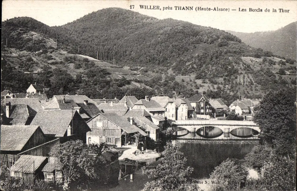 Willer, perto de Thann (Alta Alsácia) — As Margens da Thur - Frente