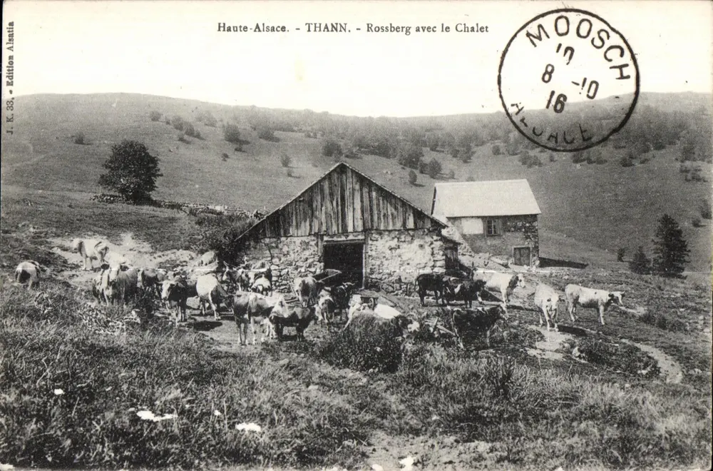 Rossberg com o Chalet — Alta Alsácia — Edição Alsatie, n° 33 - Frente