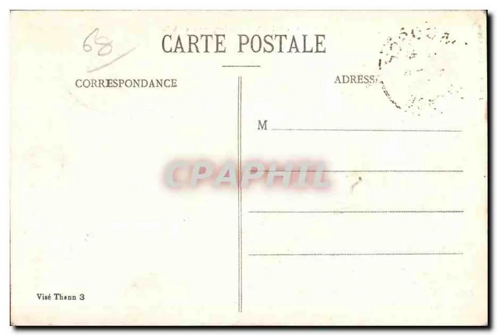 Rossberg com o Chalet — Alta Alsácia — Edição Alsatie, n° 33 - Verso