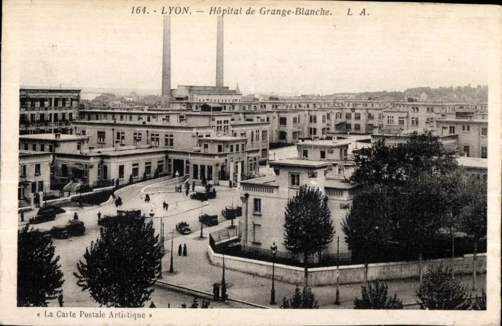 LYON — Hospital de Grange-Blanche — A Carta Postal Artística, n°164 - Frente