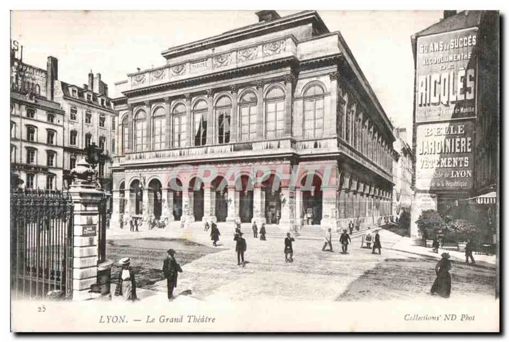 LYON — Das Grand Théâtre — Collections ND Phot - Vorderseite