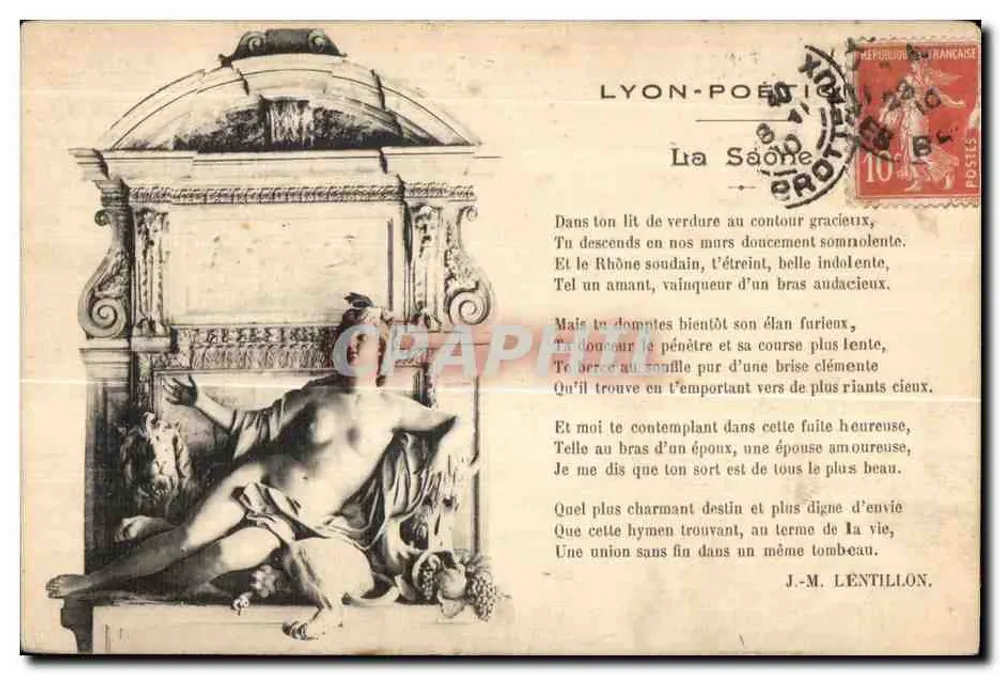 Lyon-Poétique — Die Saône — Verlag Lyon-Poétique, n° 69 - Vorderseite