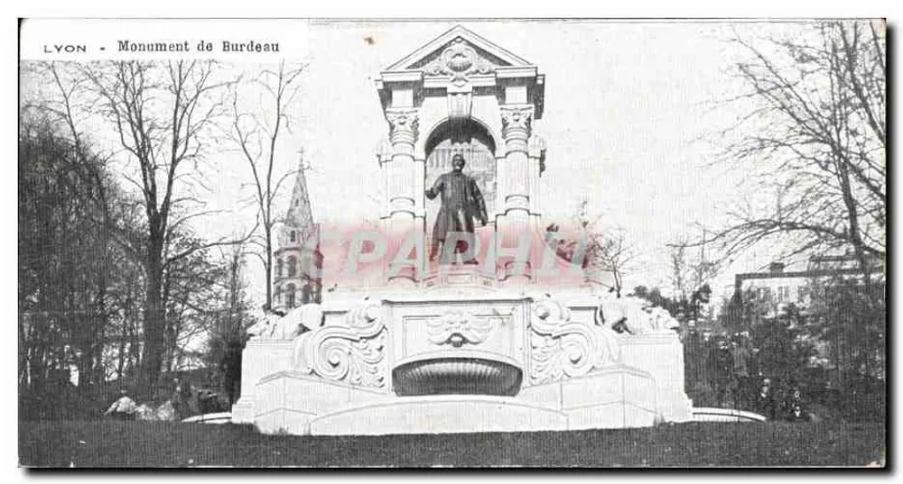 LYON - Monument de Burdeau — editor não visível - Frente