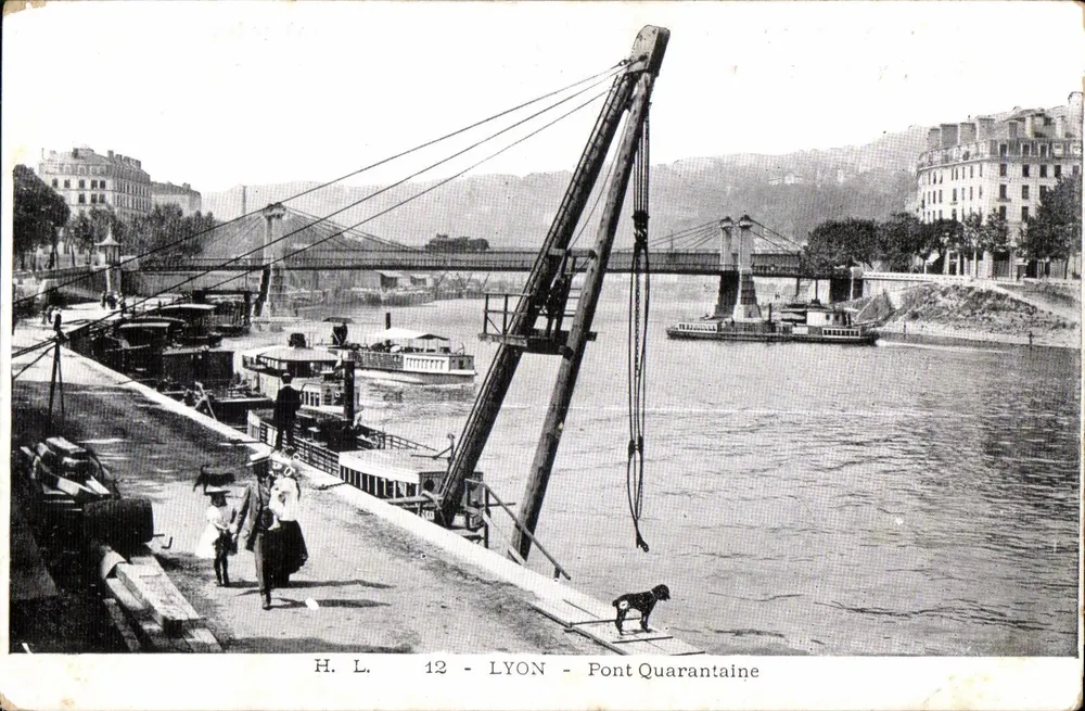 Lyon - Pont Quarantaine — H. L. 12 - Vorderseite