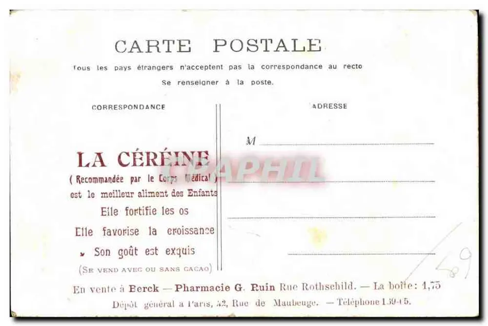 Lyon - Pont Quarantaine — H. L. 12 - Rückseite