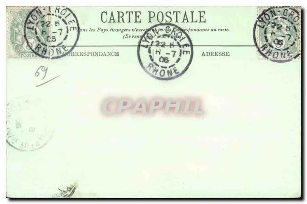 LYON — Ansicht des Sees Buvelle im Parc de la Tête d'Or — Verlag: La Buvelle, Nr. 170 - Rückseite