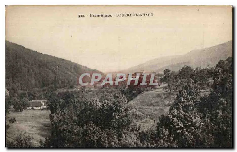 Bourbach-le-Haut — Alta-Alsácia — n° 922 - Frente