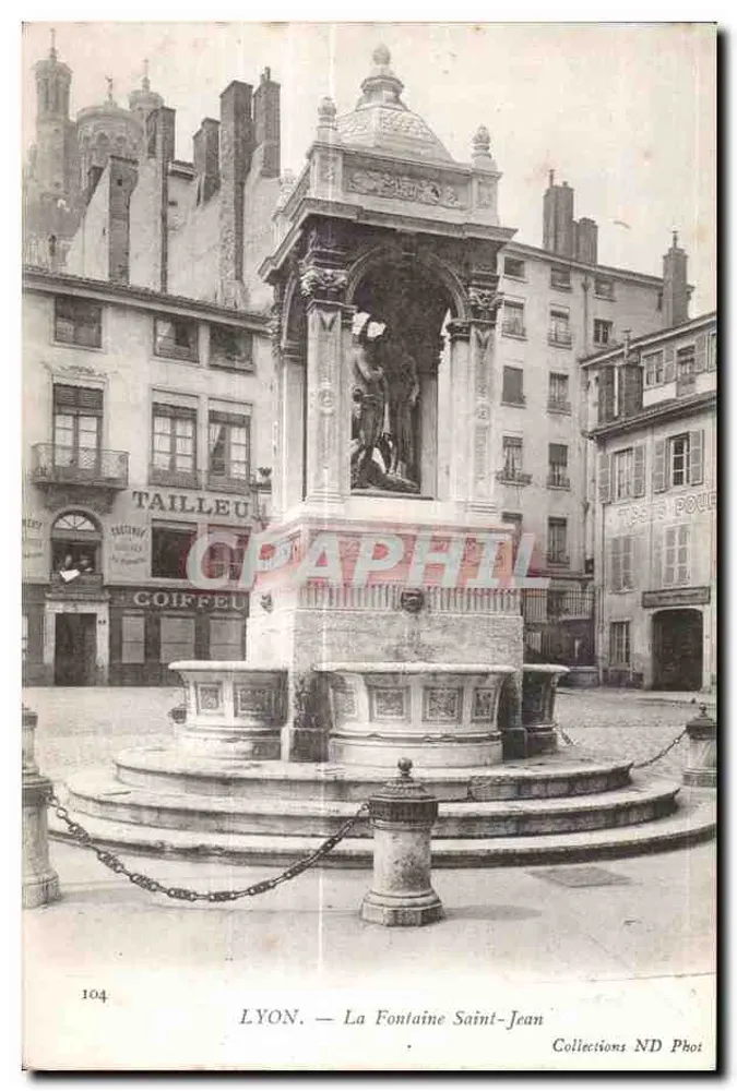 LYON — A Fonte Saint-Jean — Tailleu & Coiffeur - Frente
