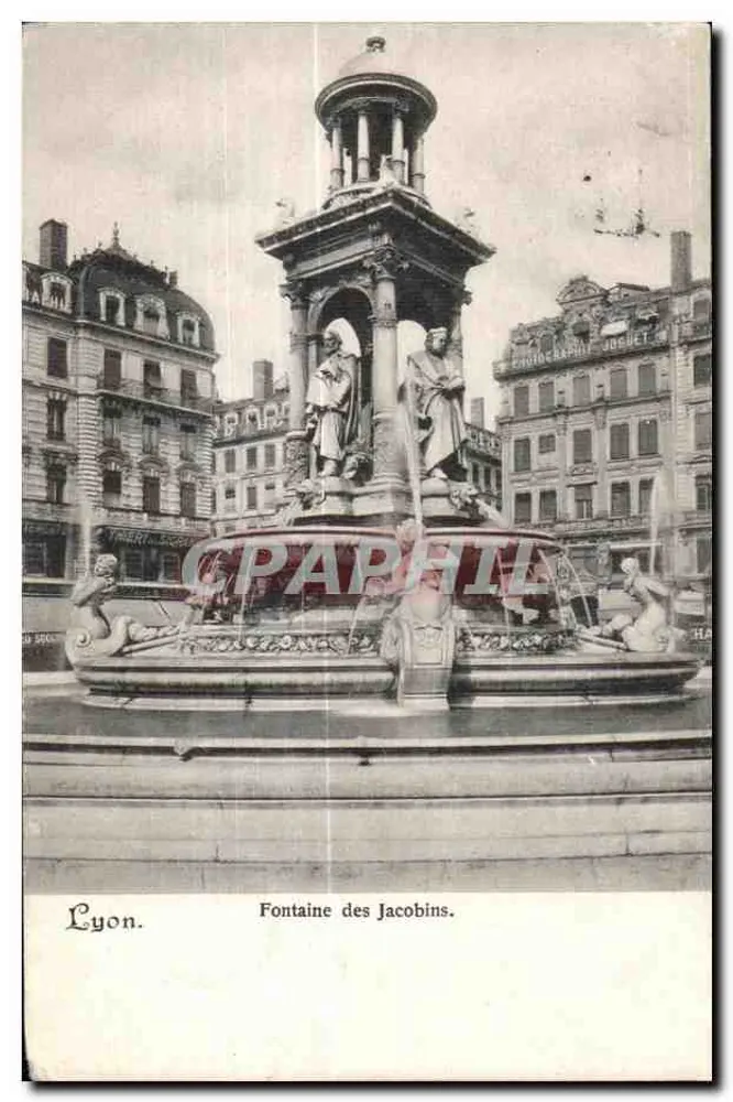 Lyon — Fontaine dos Jacobinos — Fotografia Josquet - Frente