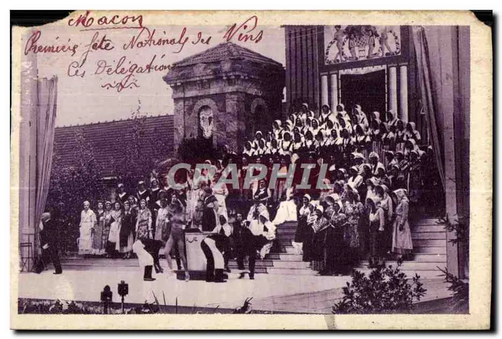 Châteauneuf-du-Pape — Primeira Festa Nacional dos Vinhos — Delegação - Frente