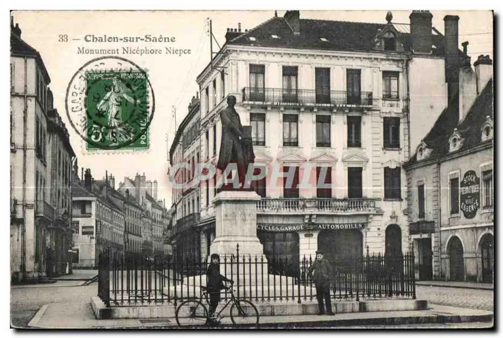 Chalon-sur-Saône — Denkmal Nicéphore Niepce — Verlag nicht sichtbar - Vorderseite