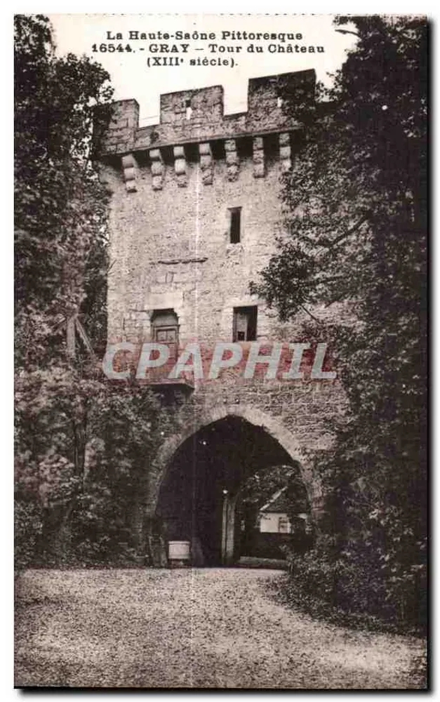 Gray — Turm des Schlosses — 13. Jahrhundert - Vorderseite