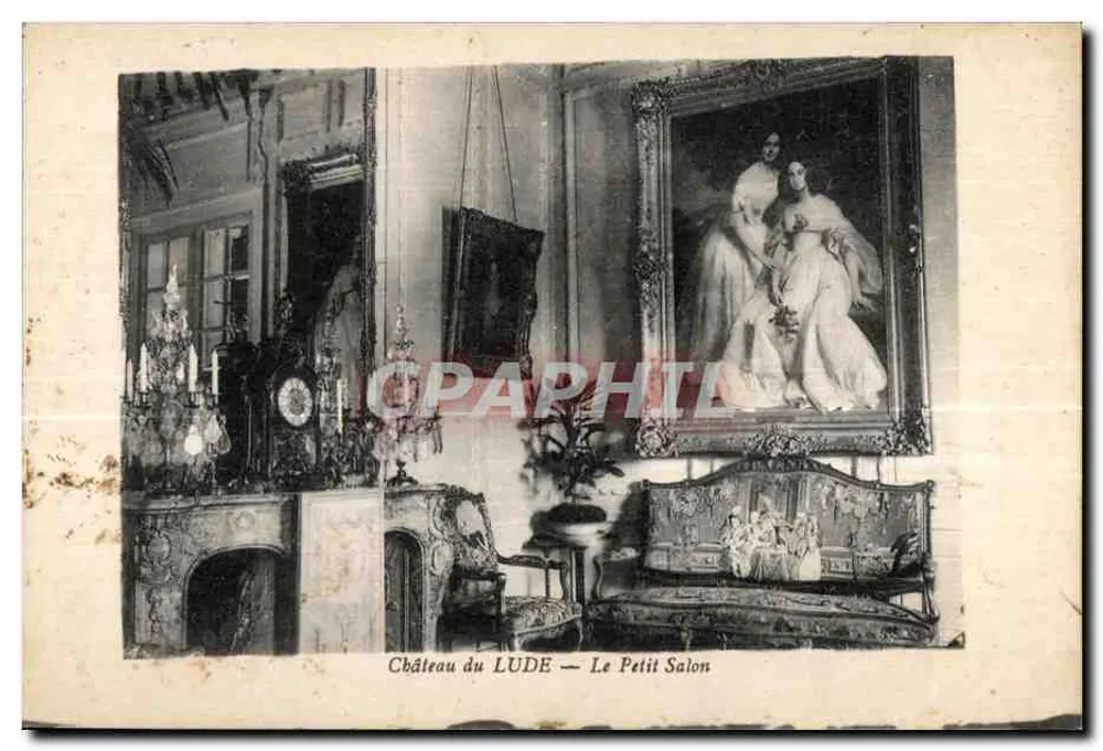 Castelo do LUDE — Le Petit Salon - Frente