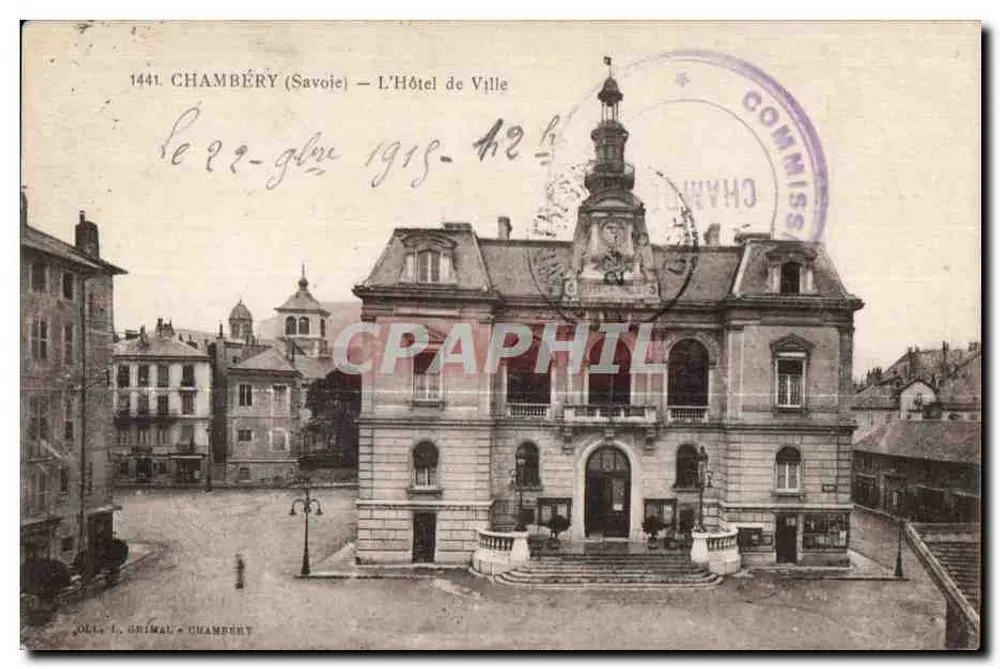 Chambéry (Savoie) — Das Rathaus — Grimal, n°1441 - Vorderseite
