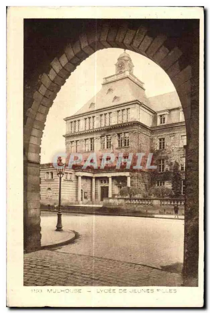 Mulhouse — Liceu das Moças — editor M. R. M. (M. R. Mulhouse) - Frente