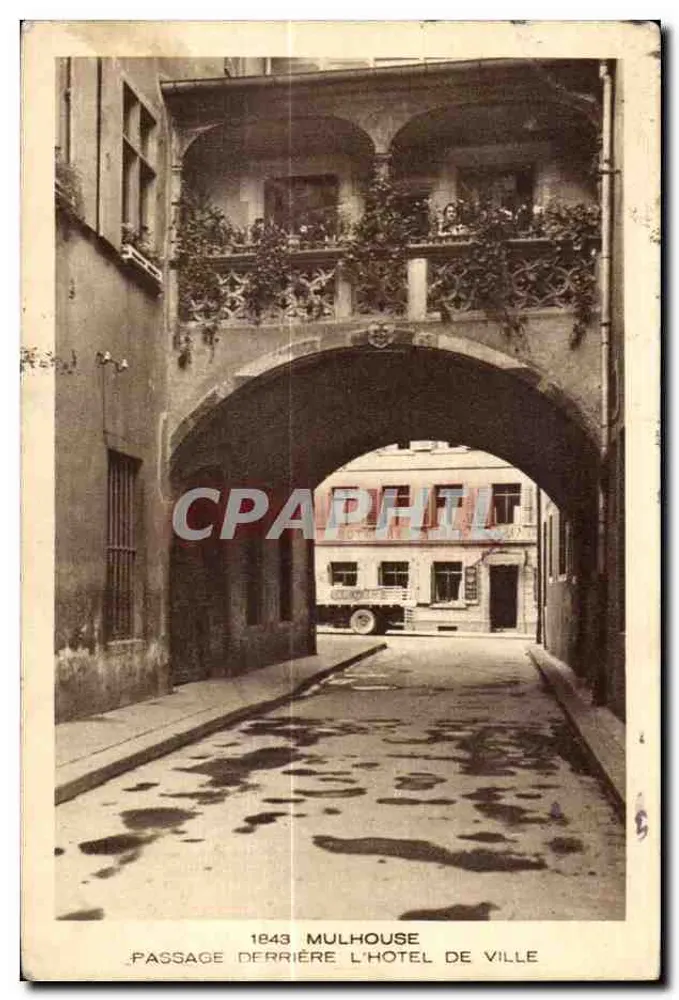 Mulhouse — Passage hinter dem Rathaus - Vorderseite
