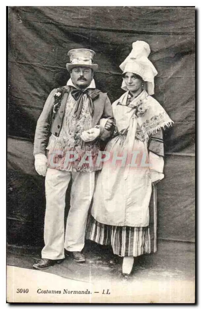 Trajes Normandos — LL — n° 3040 - Frente