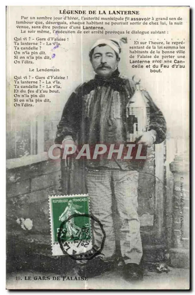 Der Mann von Falaise — Legende der Laterne — E. Journe — Nr. 19 - Vorderseite