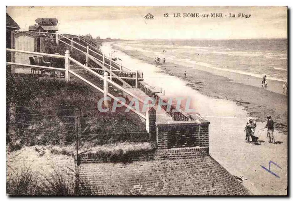 Le HOMME-sur-MER - A Praia — editor CBA, número de série 12 - Frente
