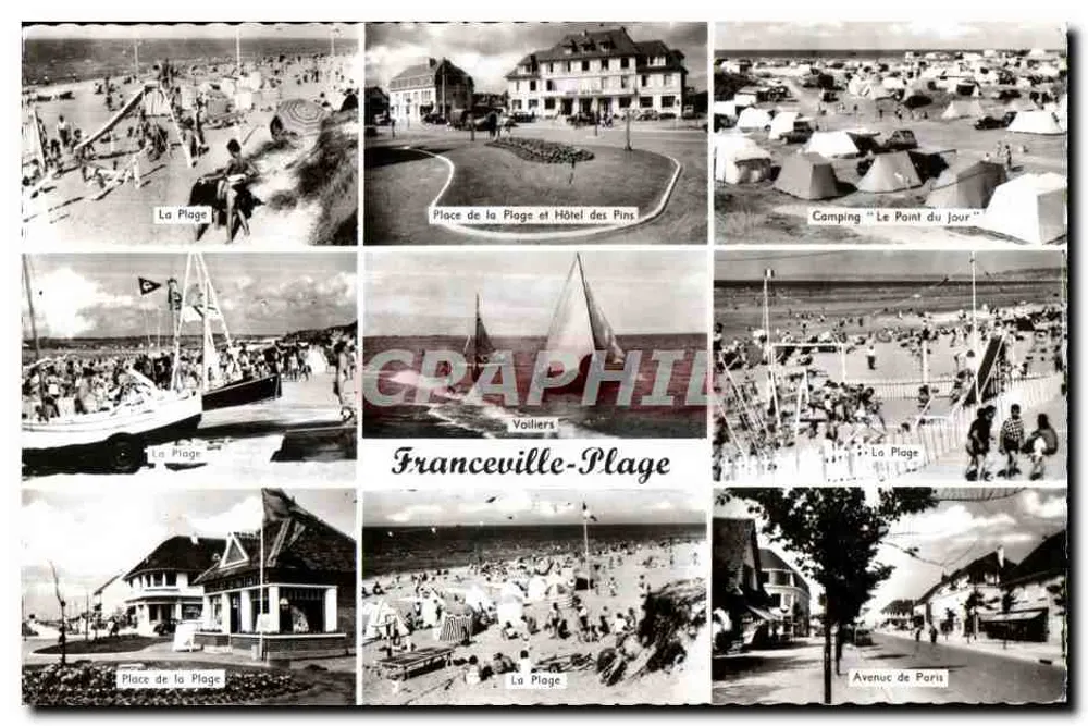 Franceville-Plage — vista panorâmica — Graphphil - Frente