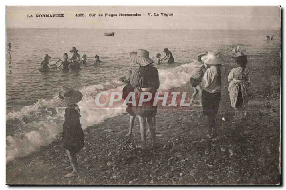 La Normandie — Auf den Normandie-Stränden — V. La Vague — 4005 - Vorderseite