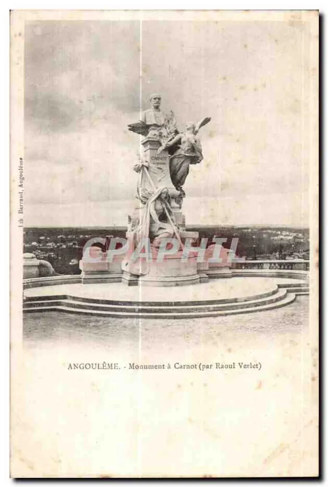 Angoulême - Monumento a Carnot (por Raoul Verlet) - Anverso