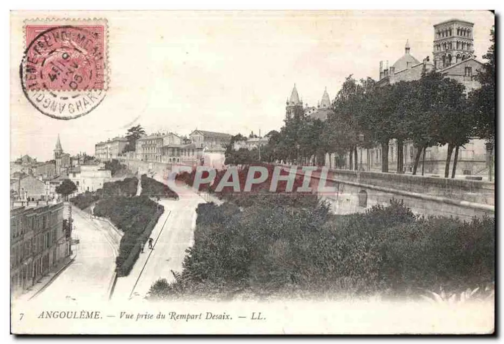 Angoulême — Ansicht vom Desaix-Bastion — LL. - Vorderseite