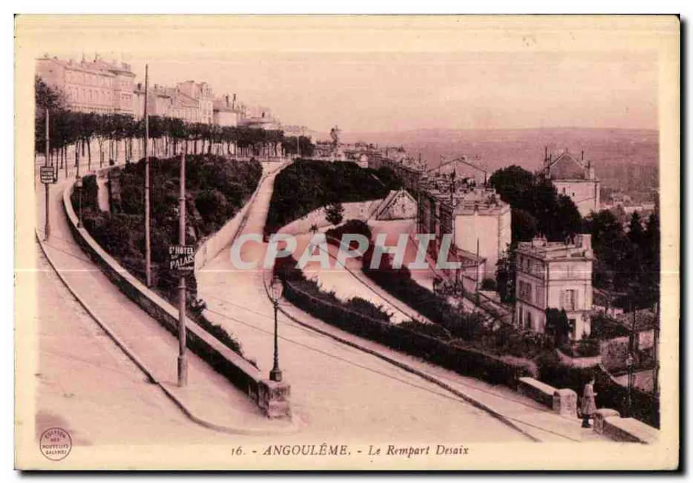 Angoulême - O Rempart Desaix — editor: Éditions des Boutilliers, n° 16 - Frente