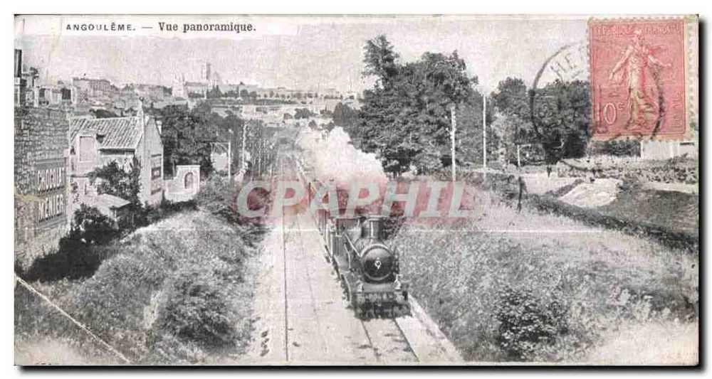 Angoulême — Vista panorâmica — Crocolat Méniès - Frente