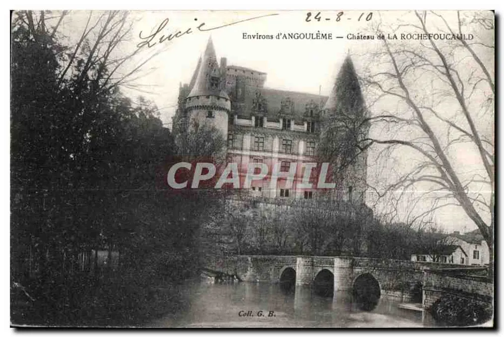 Environ d'Angoulême — Château de La Rochefoucauld — Coll. G. B. - Frente